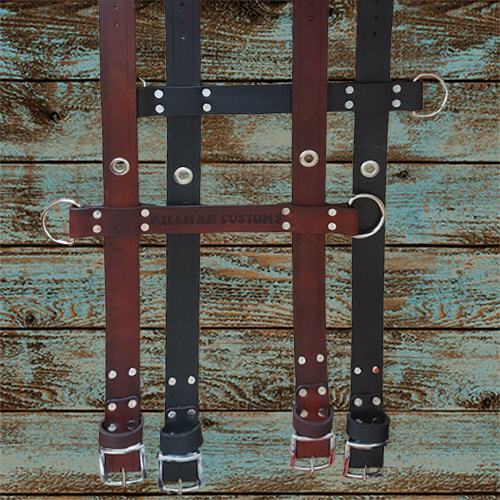 Blanket Roll Straps - Mustang Matching